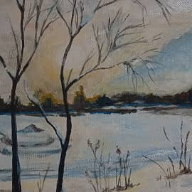 Январь в парке