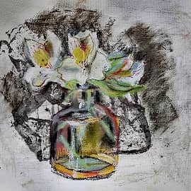 Альстромерия. Быстрый этюд