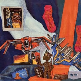 Грут и лего.