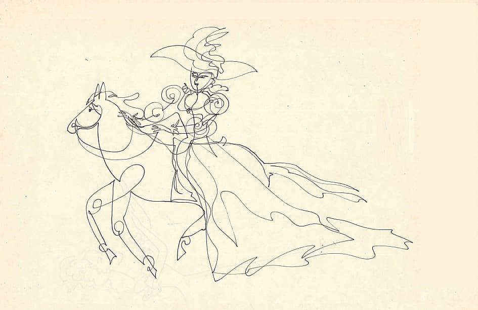 В движении (Из серии "Одной линией")