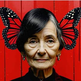 Из мира моды.Возрастная супермодель.