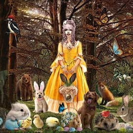Лесная, сказочная Пасха