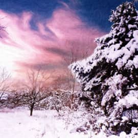 зимние облака