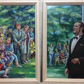 Концерт в парке, диптих