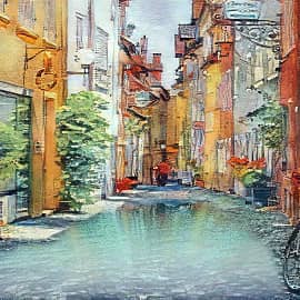 Городские переулки.