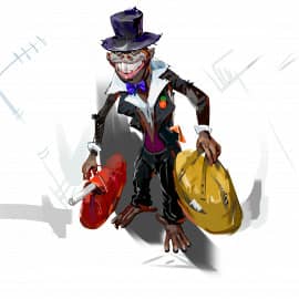 Обезьяна иллюзионист