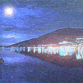 Ночные огни.