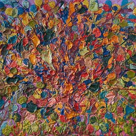 Картина Дуб и мудрость Абстракция маслом Екатерина Лебедева художник