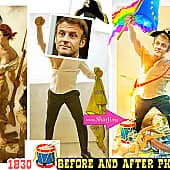 X-files До и после Photoshop