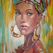 Портрет незнакомки. .