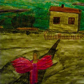 Розовый ангел