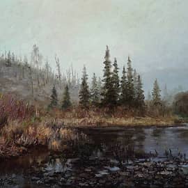 Таёжный пейзаж. Утро.