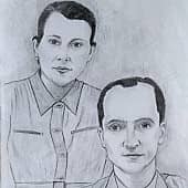 Мои родители. Обновлённый вариант. Фото 1958 года