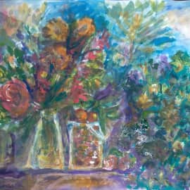 Букет на закате