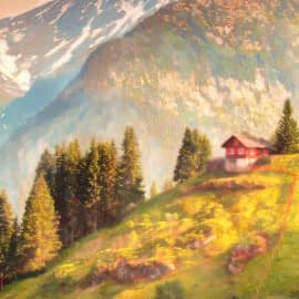 домик в горах