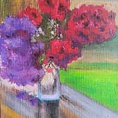 Осенний букет быстрый этюд