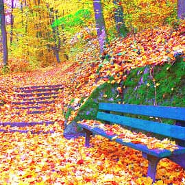 присела осень отдохнуть