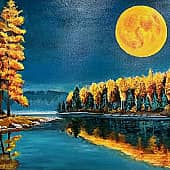 Золотая луна