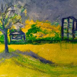 Вечер за окном