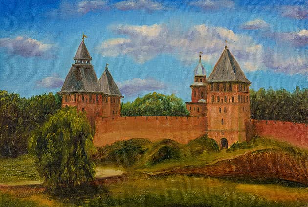 Крепостные стены Великого Новгорода