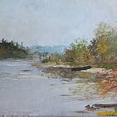 Этюд Утро на Валдае