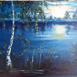 Вечернее озеро