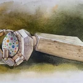 Яйцо в ладошке