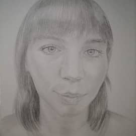 Портрет карандашом А4.