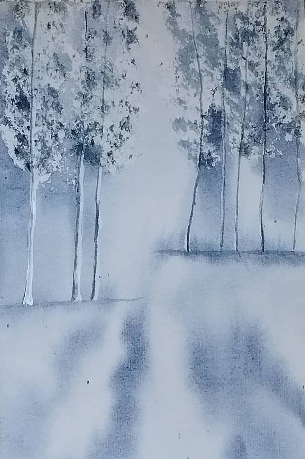 зима. пасмурное утро 2