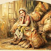 Альдонса. Свет в пыльном амбаре., художник Сергей Куценко