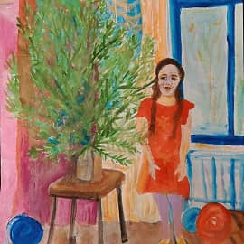 Из лесу ёлочку взяли мы домой