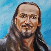 Мужской портрет на светлом фоне