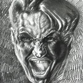 Black fire. Автопортрет