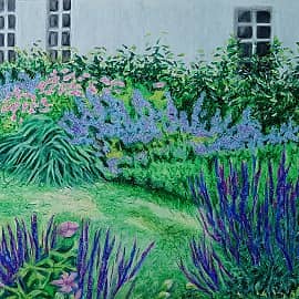 Лавандовый дворик в Брюгге