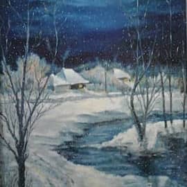 Внезапно снег пошел...