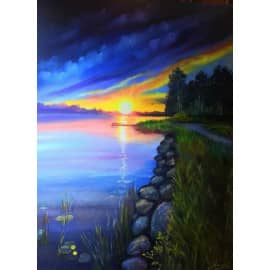 Яркий вечер