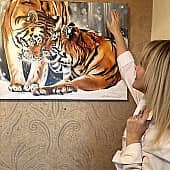 Тигры. Около тебя. (5), художник Чернова Ольга