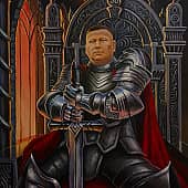 В образе рыцаря, художник NEFEDOVA