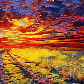 Дорога на закат.