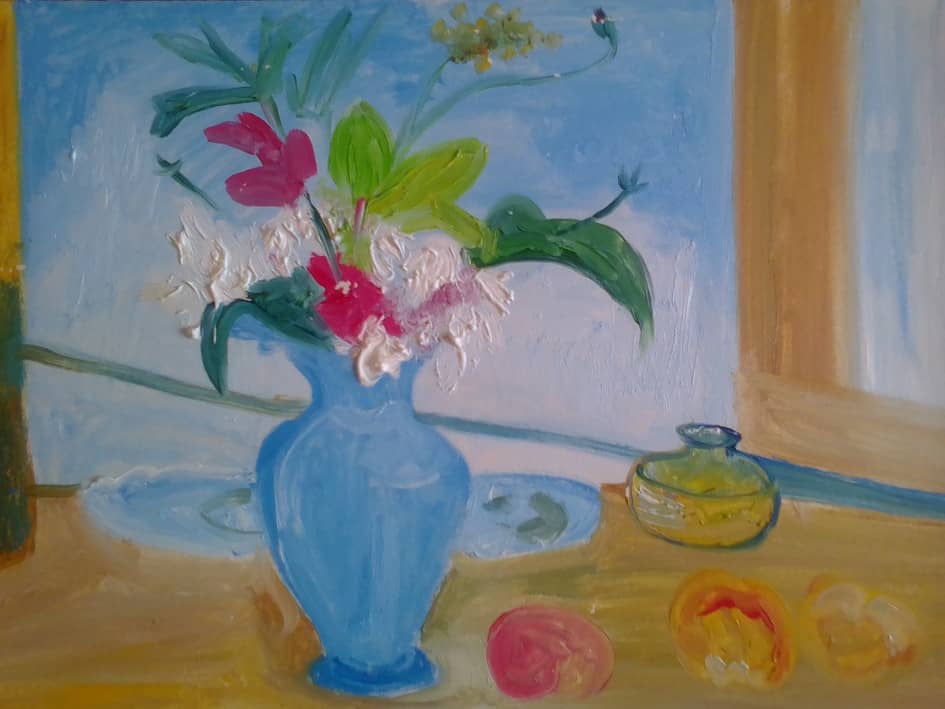 Свободная копия Сезана "Голубая ваза"