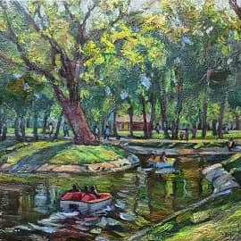Июнь . Парк.