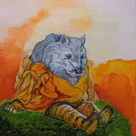 Сказочный персонаж Серый Волк