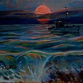 Вечернее море