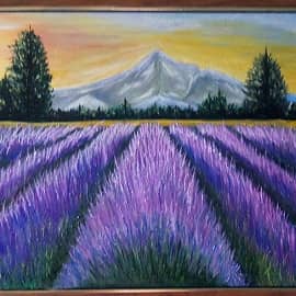 Крым.Лавандовое поле.