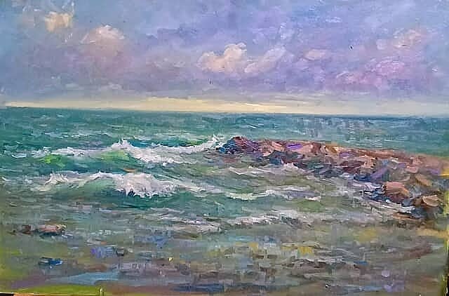 Волнолом. Пленэр ZhNataly