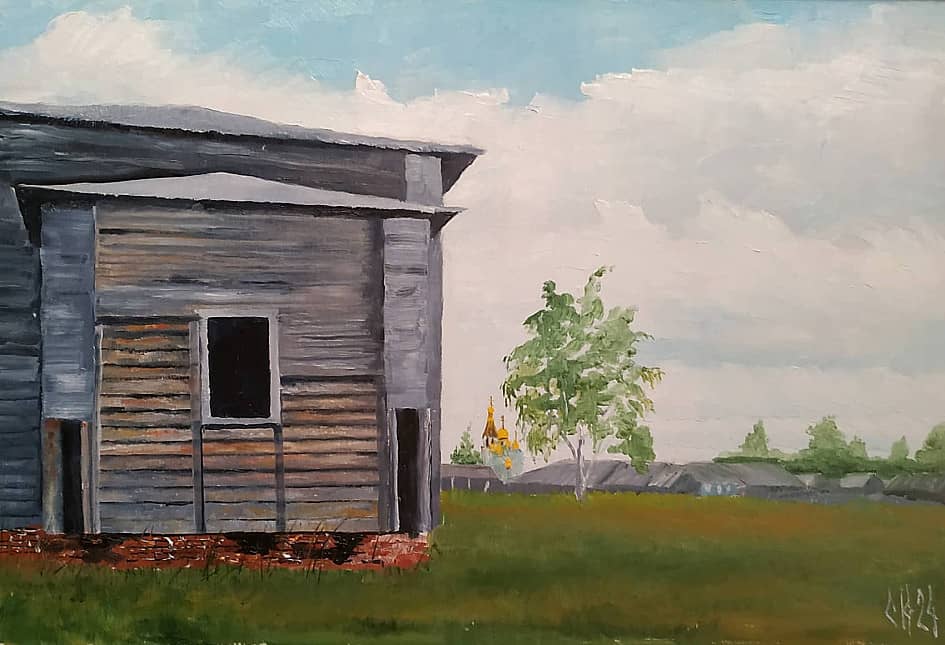 Этюд у старой церкви