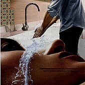 Умывающий руки. Коллаж.