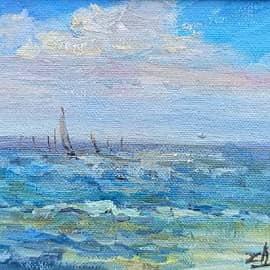 Кораблики. Этюд ZhNataly