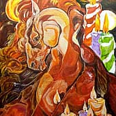 Символ Нового Года Красный Конь