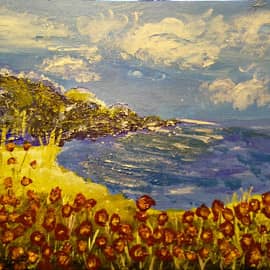 Маки у моря